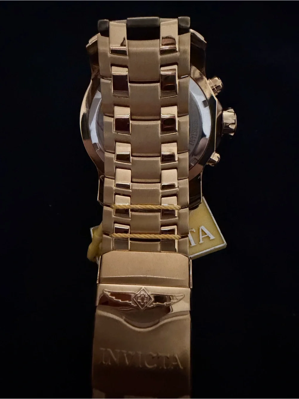 Invicta Pro Diver Men's Rose Gold Watch with Green Dial